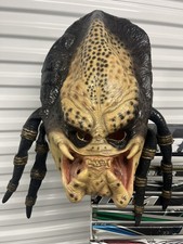 Vintage 2004 20th Century Fox Aliens Vs Predator Full Head Latex Mask Halloween