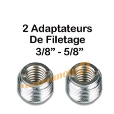 2 Adaptateurs de Filetage pour