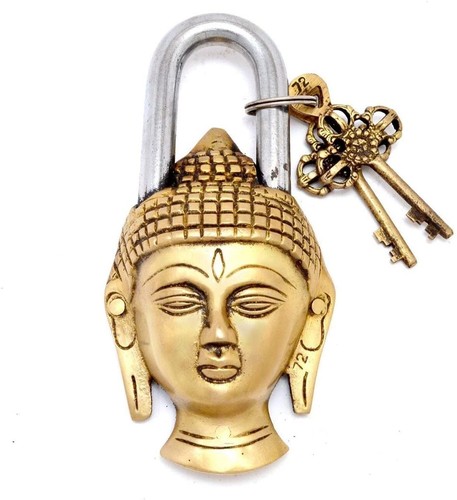Tête bouddha laiton - de, en