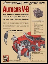 1952 Autocar Trucks w. Pic of