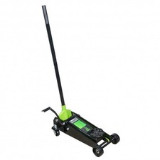 Cric rouleur hydraulique 3 tonnes avec pédale d’approche – Hauteur 140 à 520 mm,