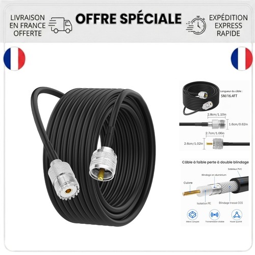 Câble coaxial rg58 - coaxial,
