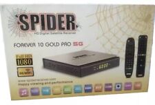 Spider Digital Satellite Receiver TV Box Forever 10 Gold Pro 5G رسيفر سبايدر