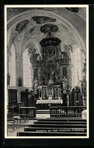 Prittriching maître autel de - prittriching,, maître-autel