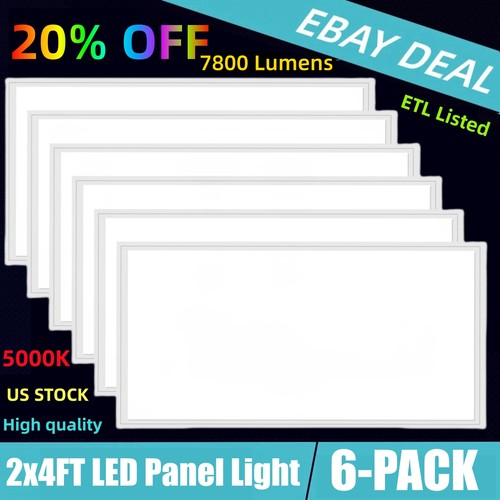 Pack 2x4ft led panel - 6, light