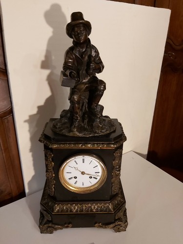Horloge pendule xix - xix, bronze