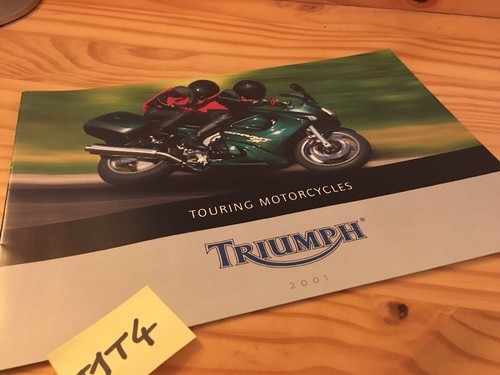 Triumph gamme 2001 prospectus