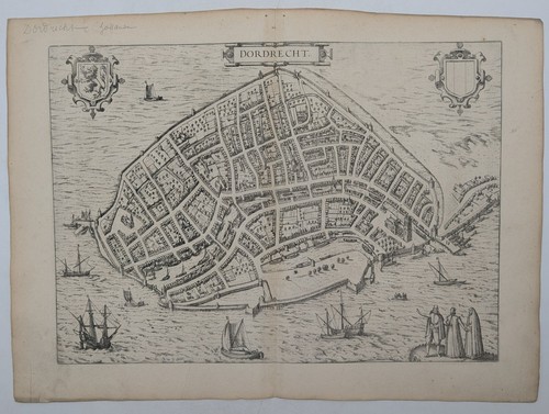 Carte ancienne dordrecht - -,
