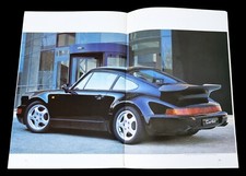 Porsche 911 964 Coupe Convertible Targa Turbo 3.3 Brochure Brochure + Technology 1991 AC