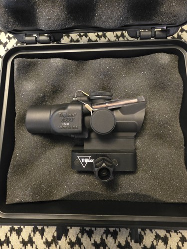 Trijicon acog 5x16 - red, horse