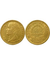 France Napoléon I - 20 Francs Or, Tête nue, Cal. Grégorien - 1807 A Paris