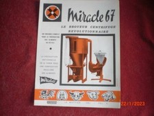 OLD ADVERTISING BROCHURE CRUSHER ARGOUD ""MIRACLE 67" 38 LE MOTTIER