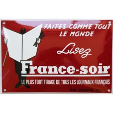 Plaque émaillée : FRANCE