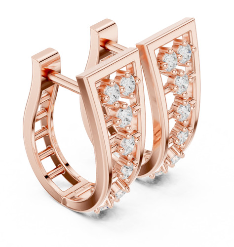 Boucle oreille cerceau - boucle, d'oreille