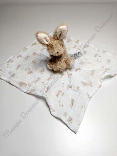 Doudou plat carré lange - plat,