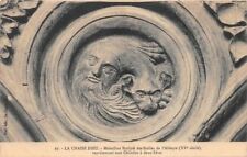 THE GOD CHAIR - carved medallion of the Abbey Stalls