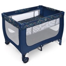 Lit Parapluie pour bébé avec Matelas roulettes Sac de transport Parc Bébé 0-36