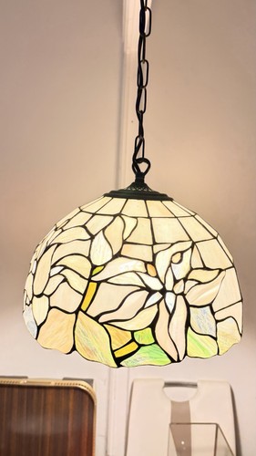 Suspension lustre vitrail - suspension, en