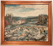 INONDATION TABLEAU PEINTURE