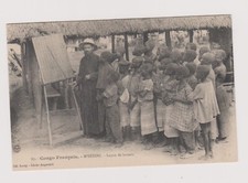 Carte postale 🎴 Leçon lecture Congo français M’Bétou missionnaire 1906