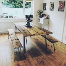 Table échafaudage et bancs