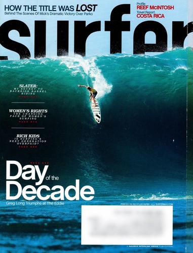 Surfer magazine march 2010 - surfer, /