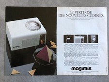 Publicité de presse 1984 Robot de Cuisine Sorbetière Turbine à glace MAGIMIX
