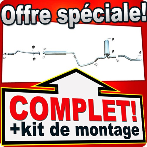 Système échappement pour - d'échappement,