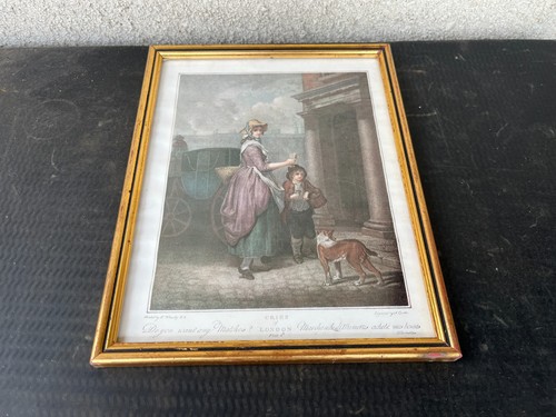 Gravure ancienne cries of - ancienne, "cries