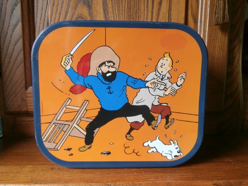 Boite metal tintin secret - metal,