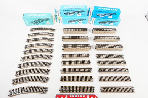 Märklin 50x rail droit - märklin, droit/