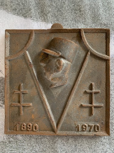 Plaque decorative fonte du - decorative, en