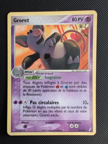 Carte pokémon groret - carte,