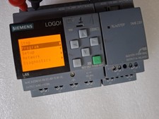 USED WORKING SIEMENS LOGO 6ED1052-1FB00-0BA8+6ED1055-1FB00-0BA2 EXTENDED MODULE