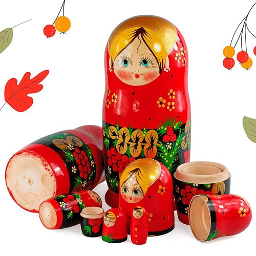 Large classic russian doll - classic, 7