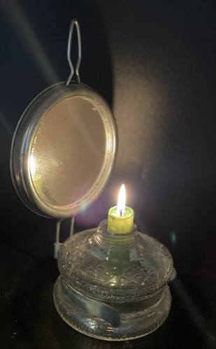Ancienne lampe pétrole - lampe, à