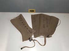 Guêtres US WW2 nominative