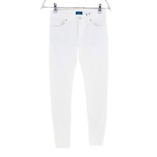 GANT Blanc Filles Étroit 5 Poches Jean Taille 13-14 Ans 158/164 CM