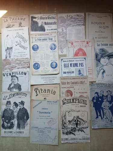 Ancien lot partitions de - lot,