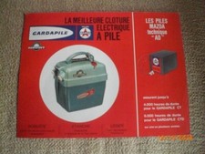 OLD ADVERTISING LEAFLET ELECTRIC BATTERY FENCE MAZDA BATTERY GUARD