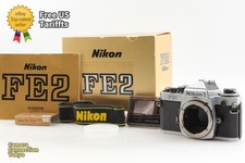Honeycomb [N MINT in Box] Nikon FE2 Silver 35mm Film Camera Body FE From JAPAN