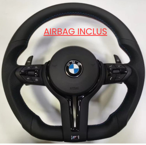 Volant sport bmw cuir - m,