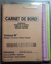 SNCF - logbook - USI car - Gérance Nantes / DIJON