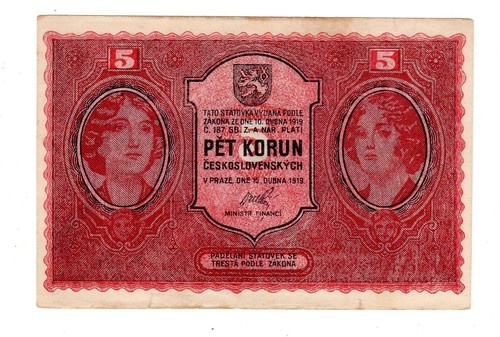 Czechoslovakia billet korun - czechoslovakia,