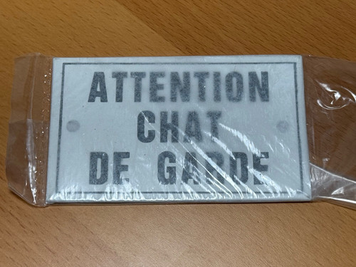 French plaque metal enamel - ,