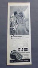 ANTIQUE ADVERT CLIPPING ADVERTISING AD 311017 / BLANKET SOLE MIO PRODUCT MANTA