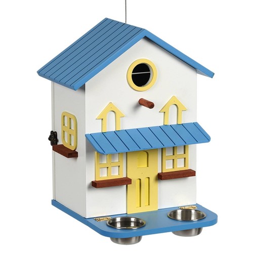 Mangeoire cabane oiseaux - mangeoire,
