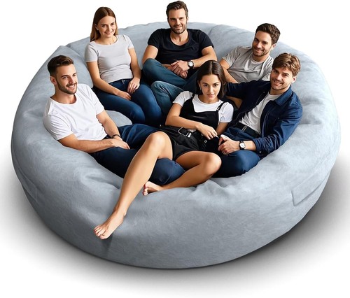Giant 8ft green bean bag - giant,
