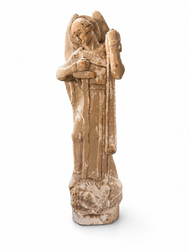 Statue ancienne ange - statue, d’ange