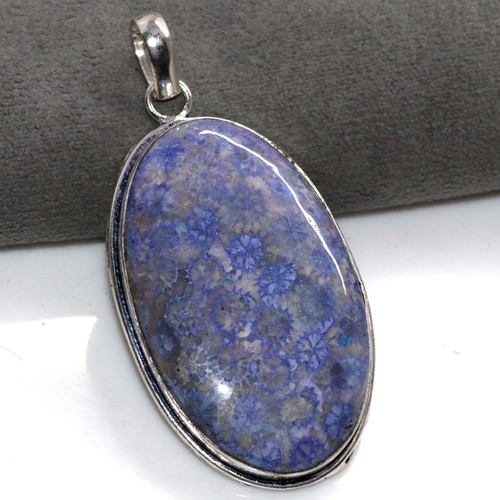 Pendentif corail fossile - pendentif,